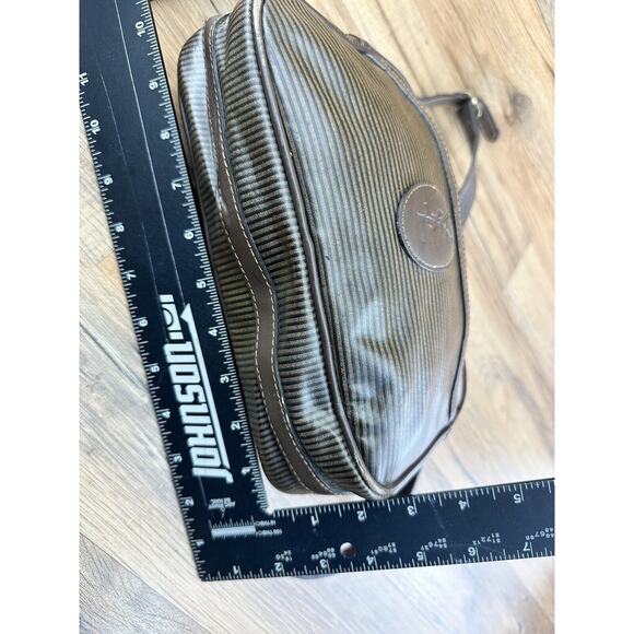 Yves Saint Laurent YSL Shoulder Bag Purse Triangle Logo Vintage - Picture 13 of 13